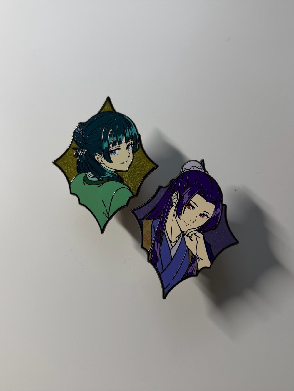 Fantasychibipins The Apothecary Diaries Anime Maomao Jinshi Enamel Pin Set